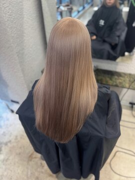 ペレ 栄店(PELE) ミディアムヘア/デザインカラー/フェイスフレーミング/栄