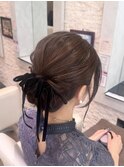 お呼ばれヘアアレンジ♪