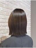 切りっぱなしボブ