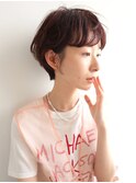 大人ショートパーマ/ニュアンスパーマ/小顔ショート