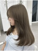 オリーブグレージュ &nbsp;オリーブカラー &nbsp;透明感カラー