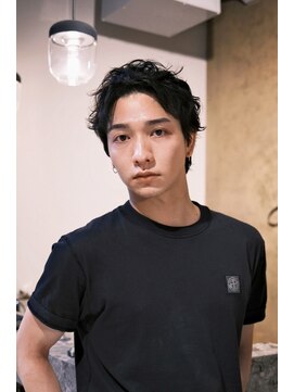 キュー(Cue_) スパイキーショートのニュアンスパーマ