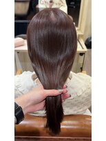 シャル 相模大野(shalu)&nbsp;縮毛矯正×ピンクブラウン【加藤】