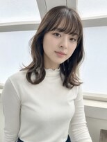 アース 栄店(HAIR&MAKE EARTH)&nbsp;20代30代◎冬の暗めカラー×くびれレイヤーカットで小顔美人