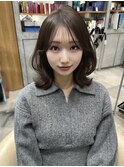 ダークアッシュ/似合わせカット/レイヤーカット(新潟/万代)