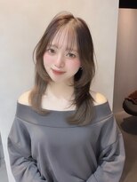 ロンド マーレ 天神大名店(Lond mare)&nbsp;大人ガーリー/小顔/ミディアムレイヤーカット/似合わせカット