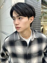 ナナローネス 渋谷(nana loness)&nbsp;センターパート メンズパーマ ニュアンスパーマ メンズマッシュ