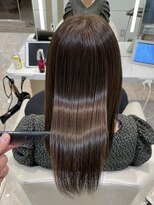 ケンジ 平塚 アネッタ(KENJE annetta)&nbsp;艶髪ストレート　髪質改善カラー　髪質改善トリートメント