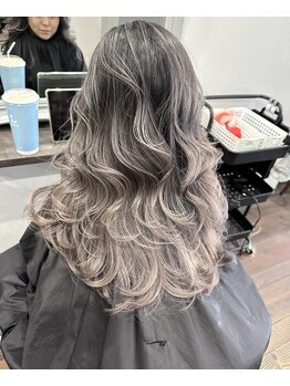 フェイト バイ エスヨンヘアー(fate by S4 hair)の写真/バレイヤージュ/ハイライトで理想の色へ☆デザインカラーで立体感UP♪髪質改善も◎