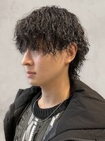 デネブ(Deneb)&nbsp;イメチェン◎メンズパーマツイストスパイラル×ウルフカット