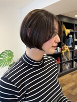 シアン ヘア デザイン(cyan hair design)&nbsp;【cyan】柔らかラベンダーカラーと丸みショートボブ