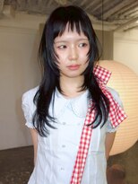 カシェ ナカザキ(CACHE NAKAZAKI)&nbsp;ギザバング/レイヤーカット/顔まわりレイヤー