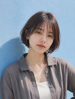 ユニット 蕨西口店(UNIT)&nbsp;ショートボブ髪型20代30代40代50代前髪あり前髪なし面長丸顔蕨駅