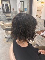 ヘアーララプラス(HAIR lala+) 【HAIR lala+】#パーマ#ミディアム#ボブパーマ