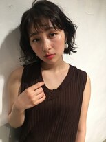 ガーデントウキョウ(GARDEN Tokyo) 【GARDEN KOMAKI】スポンテニアスボブにフリンジバングパーマ