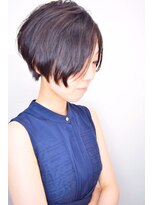 ラウンジ モリオ イケブクロ(Lounge MORIO Ikebukuro) 【morio池袋】今年流行大人かわいい前下がり黒髪ショート