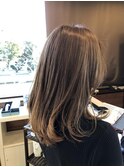 艶髪マジックのベージュカラー☆柔らか春レイヤー