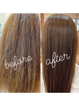 美よう室 加羅 ストレートパーマ