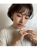 小顔効果!ひし形ミニボブ【Luxe 高橋あや】