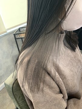 ヘアスタジオニコ(hair studio nico...) インナーカラー　ホワイトシルバー