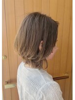 シャメル(Chamel)&nbsp;小顔外ハネレイヤーボブ◇20代30代40代髪質改善オージュア