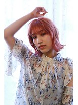 テラス 茨木(Terrace)&nbsp;くびれヘア/結べるボブ/外ハネ/ピンクブラウン/ウルフボブ