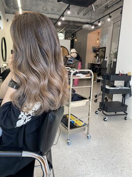 ヒビヲ(HIBIO) 脱白髪染めハイライト白髪ぼかしリタッチハイトーンダブルカラー