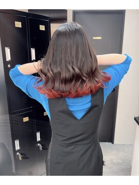 フォワバイベル 都賀店(Foi by Belle) 裾カラー☆オレンジピンク