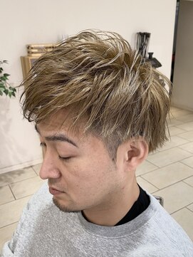 プログレス 東久留米店(PROGRESS) メンズ/ケアブリーチ/ダブルカラー