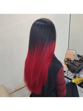 フェイブ(Fave) 赤髪グラデーションカラー