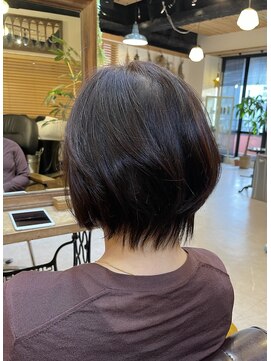 チリンバイロストシティー(Chillin by LOSTCITY) ショートボブ髪質改善白髪ぼかし