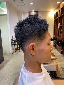 ヒロギンザ 大阪本店(HIRO GINZA) ショートフェードスタイル