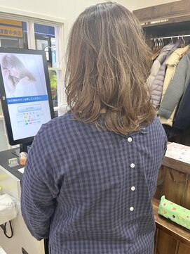 ジャストビューティー リアリー(just beauty Really) 大人ミディ×グレージュカラー【横須賀中央 Really】