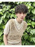 癖毛風マッシュスタイル一覧へ戻る