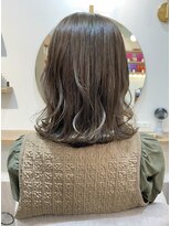 シアアルン 新小岩店(SHEER alun)&nbsp;外ハネボブ/オリーブグレージュ/SHEERalun新小岩店