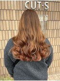 コテ巻き風パーマ