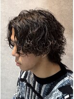 ブラック 渋谷 2nd(BLUCK) サーフカールスパイラルパーマサーフパーマロン毛パーマ