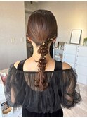 シンプルお呼ばれヘア