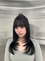 ウルスバイバレット 銀座(Urus by VALETTE)&nbsp;ハッシュカット×ワインレッド