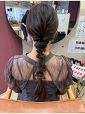 ☆結婚式お呼ばれヘアアレンジ/ゆるふわ編みおろし☆