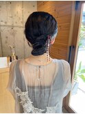 結婚式　卒業式　ヘアセット×ヘアアレンジ