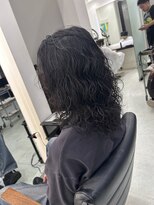 ネクスト 静岡店(NEXT)&nbsp;MEN'S HAIR/ブルーブラック/スペインカール/韓国マッシュ