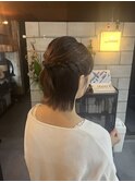 およばれハーフアップ