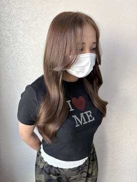 ノア(noa.) 【豊中美容室noa.】ブリーチなし、ミルクティーカラー♪♪