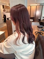 ラブハーツアンドビー 梅田EST(luve heart's And Be)&nbsp;チェリーレッド×インナーカラー