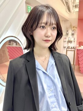 ロンドヴァリー 渋谷店(Lond vallee) オフィスに馴染む大人くびれボブ