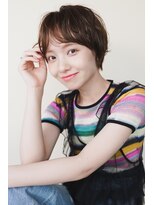 マノ 千歳烏山(MaNO) 〈m29〉大人ショートハイライト髪質改善キッズカット前髪30代40