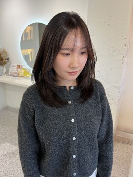 韓国っぽミディアムレイヤー