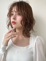 カバーヘア ブリス 北浦和(COVER HAIR bliss) ボブパーマ/オレンジベージュ/ニュアンス/くびれヘアp北浦和