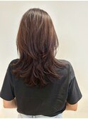 美髪効果◎チョコレートブラウンカラー